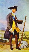 Francisco Jose de Goya Charles III in Hunting Costume oil painting artist